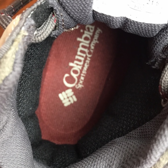 Columbia tan suede Omni-tech insulated hiking boots worn once 21.5 cm EUC - Picture 5 of 9